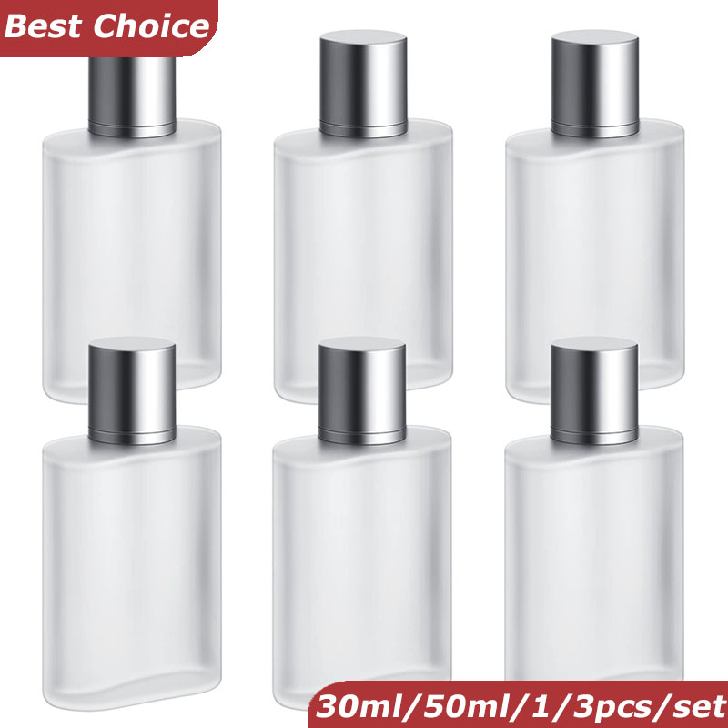 Perfume Fragrance Mist - 30 ミリリットルスクリュートップサンドブラストガラス香水瓶液体スプレーボトル空ボトル 50 ミリリットルディスペンサーボトル空のメイクアップファインミスト
