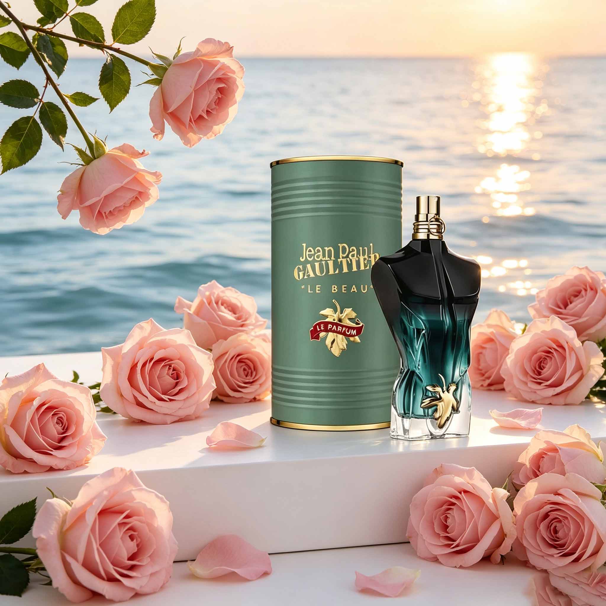 Perfume Adrien Fragrance - ジャン・ポール・ルボ EDP メンズ香水、トルソー型ボトル、フゼア・ウッディの香り（ライム・ミント・ココナッツ・バニラ・シダー）、長持ちする高級感のある男性向けギフト