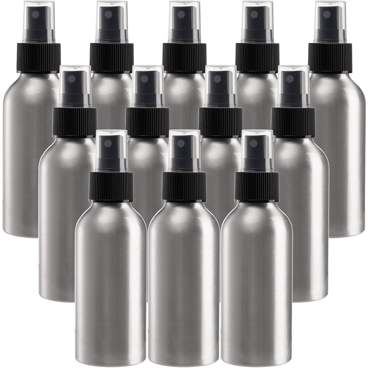 Perfume Fragrance Mist - 1パック30ml/120ml入り、アルミ製空容器、細かいミストが出るスプレーボトル。旅行用、化粧品、香水、エッセンシャルオイルの保管に最適。漏れ防止設計。