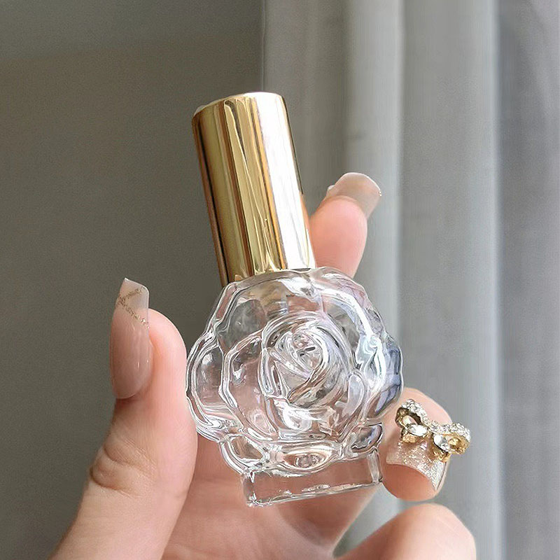 Perfume Fragrance Mist - 新しい 10 ミリリットル香水ボトルガラススプレーミニローズ形状ボトル詰め替え香水ミストスプレーボトル香水ディスペンサー FZP05