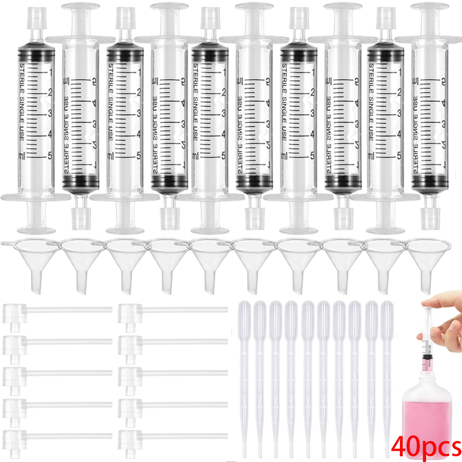 Perfume Fragrance Dispenser - 40個/8個入り香水詰め替えポンプツール、香水デカンターキットディスペンサー、香水転送用アダプターツール付き、プラスチック製香水抽出シリンジ詰め替えツール