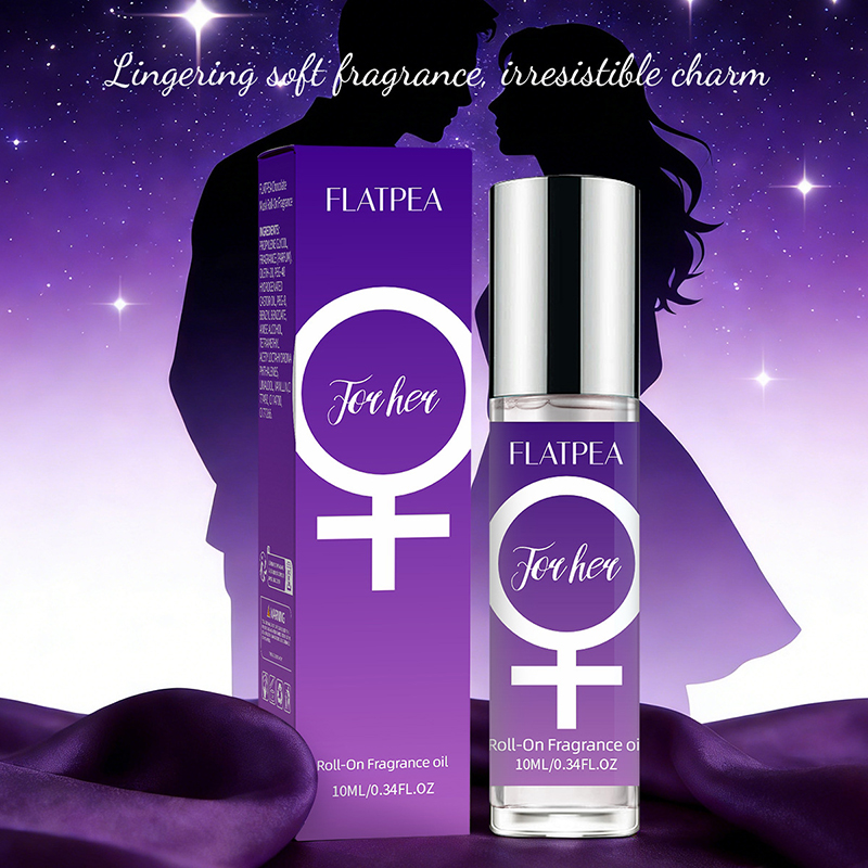 Amber Musk Oil - フルーティーな香りのフェロモン香水ロールオン エッセンシャルオイル アンバー/ムスク/ウッディノート アルコールフリー 長持ちする香り 女性用香水