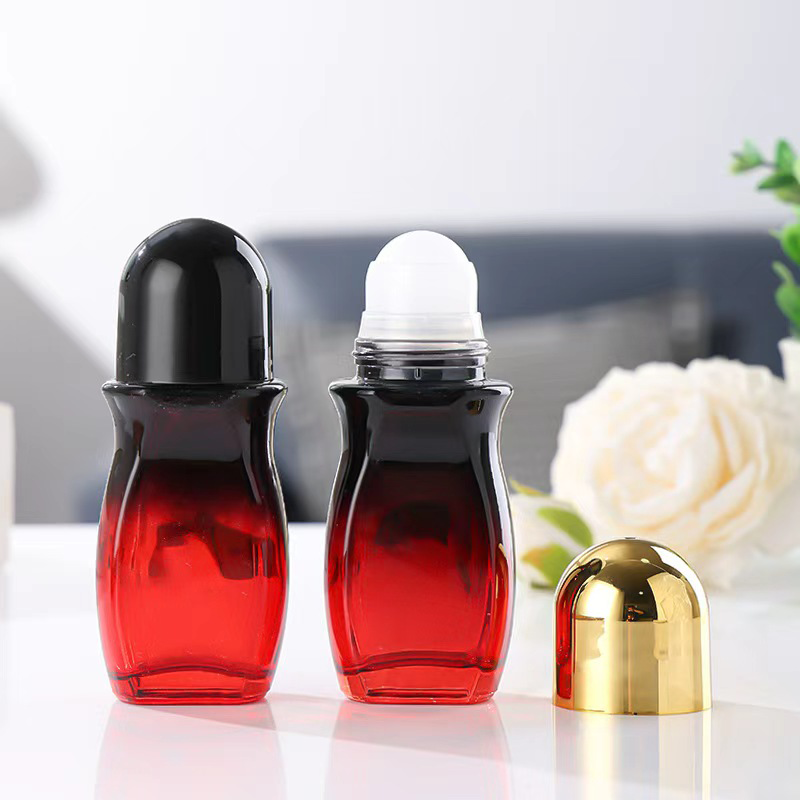 Perfume Fragrance Liquid - 30/50ml大型ロールオンエッセンシャルオイルボトル、香水ロールオンボトル、ガラス製化粧品包装空ボトル