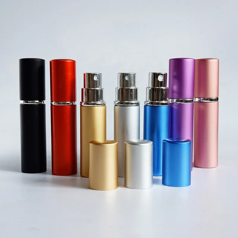アトマイザー付きの詰め替え可能な香水瓶,アルミニウム,空のポ - Perfume Fragrance Liquid のレビューと価格