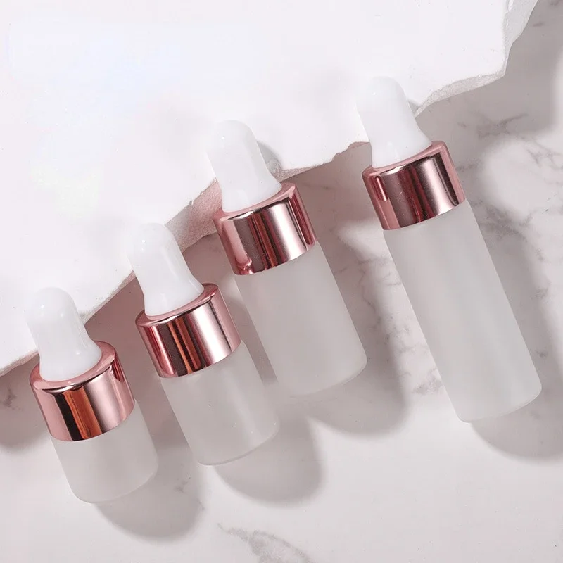 ポータブルゴールドガラスフロストボトル,トラベルエッセンシャ - Rose Water Spray のレビューと価格