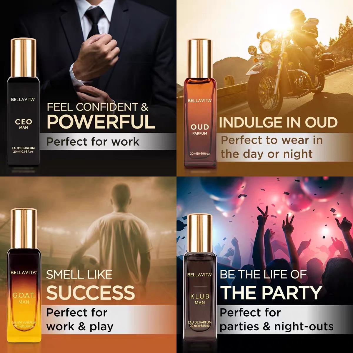 ベラヴィータオーガニックマンラグジュアリーパフュームは、ウッ - Perfume Adrien Fragrance のレビューと価格