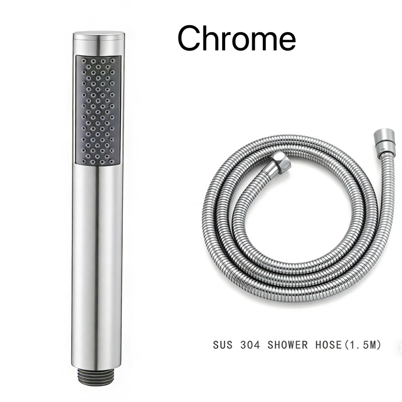 304 ステンレス鋼ハンドヘルドシャワーヘッドつや消しゴール - Rose Water Spray のレビューと価格