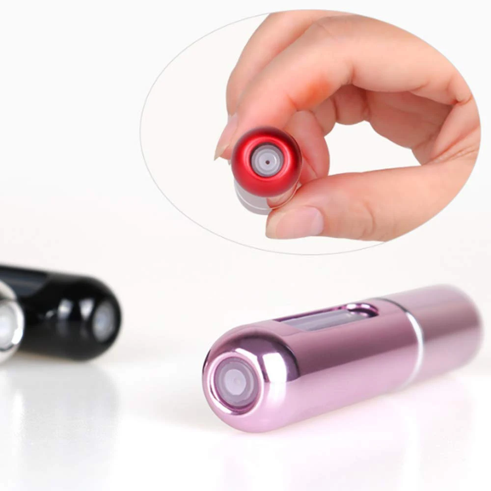新しいホット5個セットポータブル5ミリリットル香水詰め替えボ - Perfume Fragrance Dispenser のレビューと価格