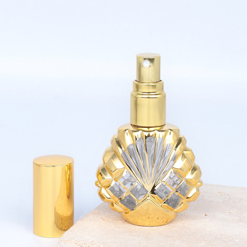 15 ミリリットルガラススプレー香水瓶ミニシェル形状ボトル空 - Perfume Fragrance Mist のレビューと価格