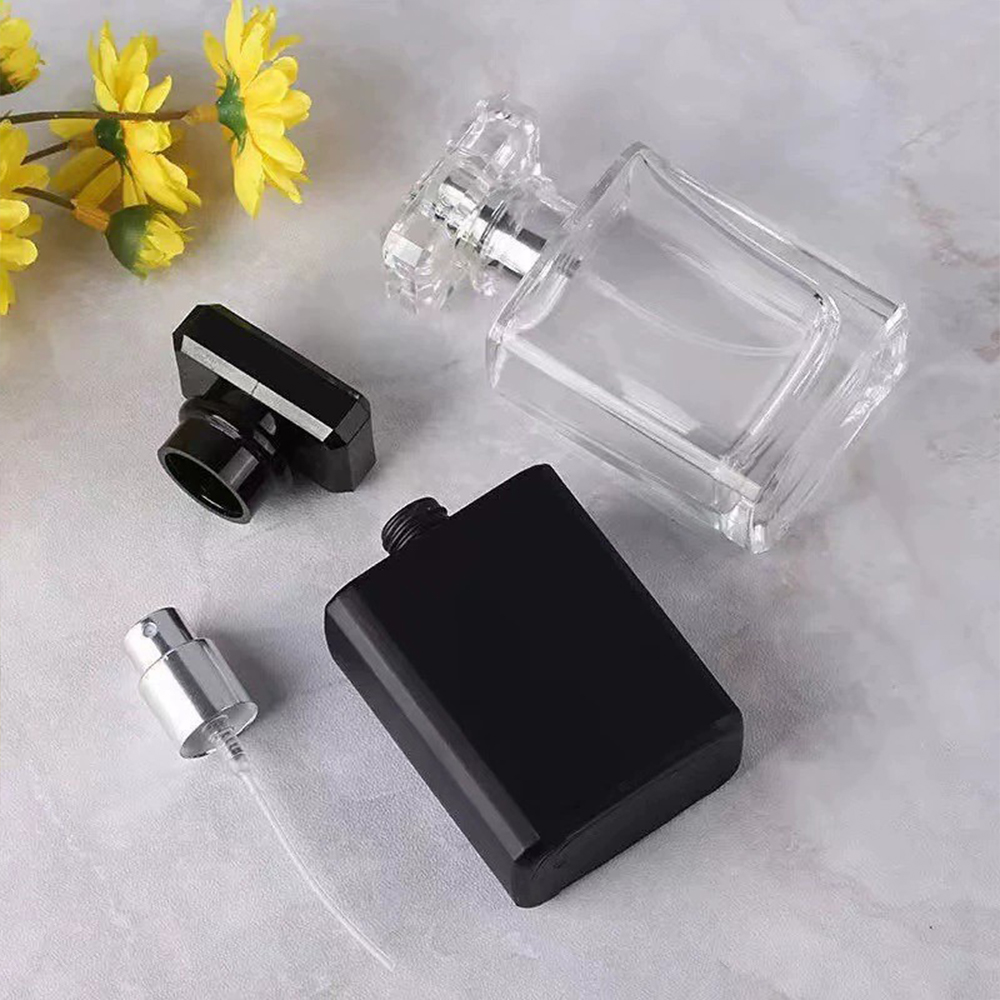 5 個 10 個 20 個 50 ミリリットル透明黒香水瓶ト - Perfume Fragrance Mist のレビューと価格