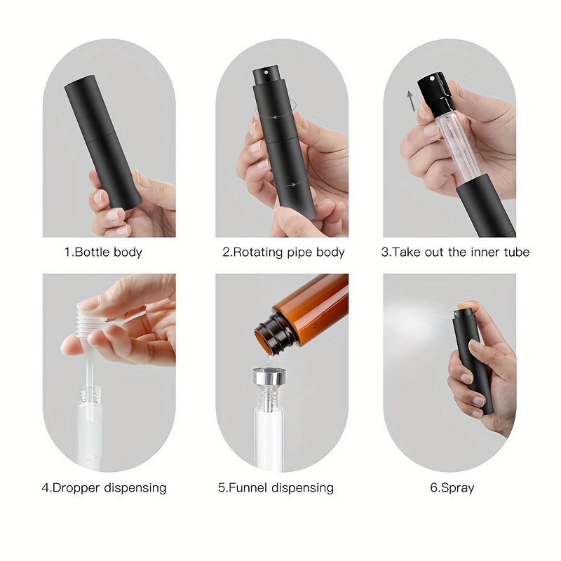 3 旅行用 10ml 香水スプレーボトルセット、詰め替え可能 - Perfume Fragrance Liquid のレビューと価格